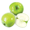 Butter Braid Apple flavor icon - three green apples