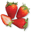 Butter Braid Strawberry Cream Cheese flavor icon - strawberries
